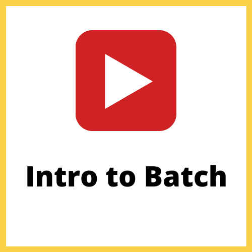 Introduction to Batch