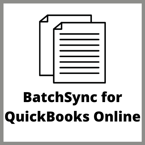 Using BatchSync for QuickBooks Online